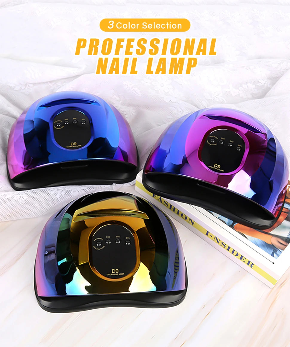 114W Nail Drying Lamp For Manicure Led UV Lamp For Nails Gel Polish Dryer With Smart Sensor Professional Nail Salon Equipment