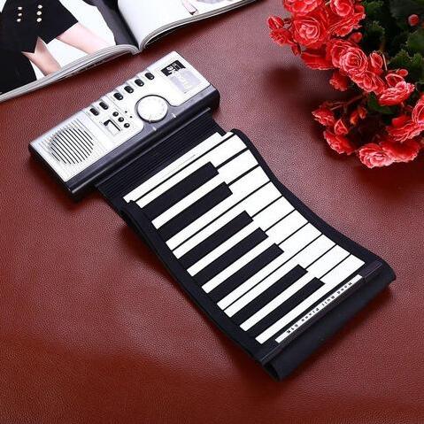 Pianoroll portable electronic piano