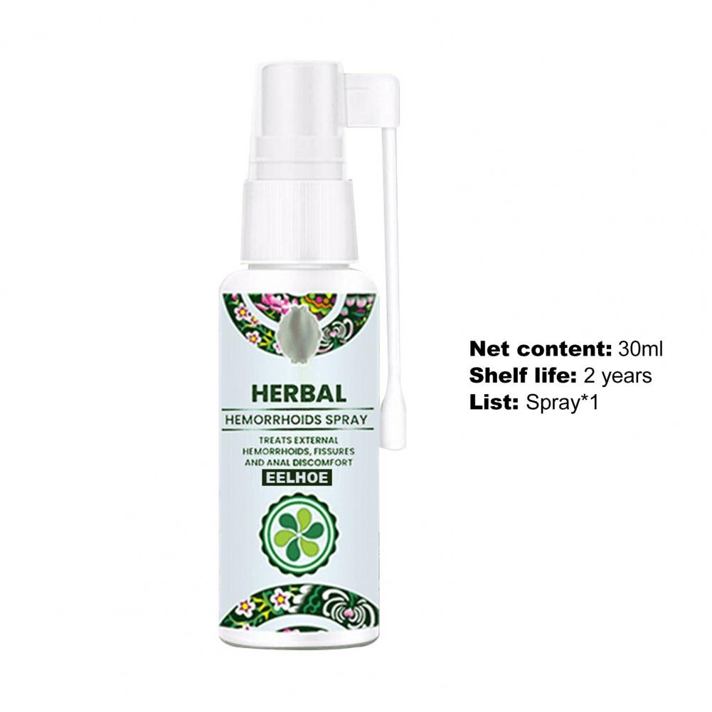 Anti-Itchy Hemorrhoids Spray Effective Herbal Ingredient Natural Powerful Hemorrhoids Treatment Agent Spray for Adult