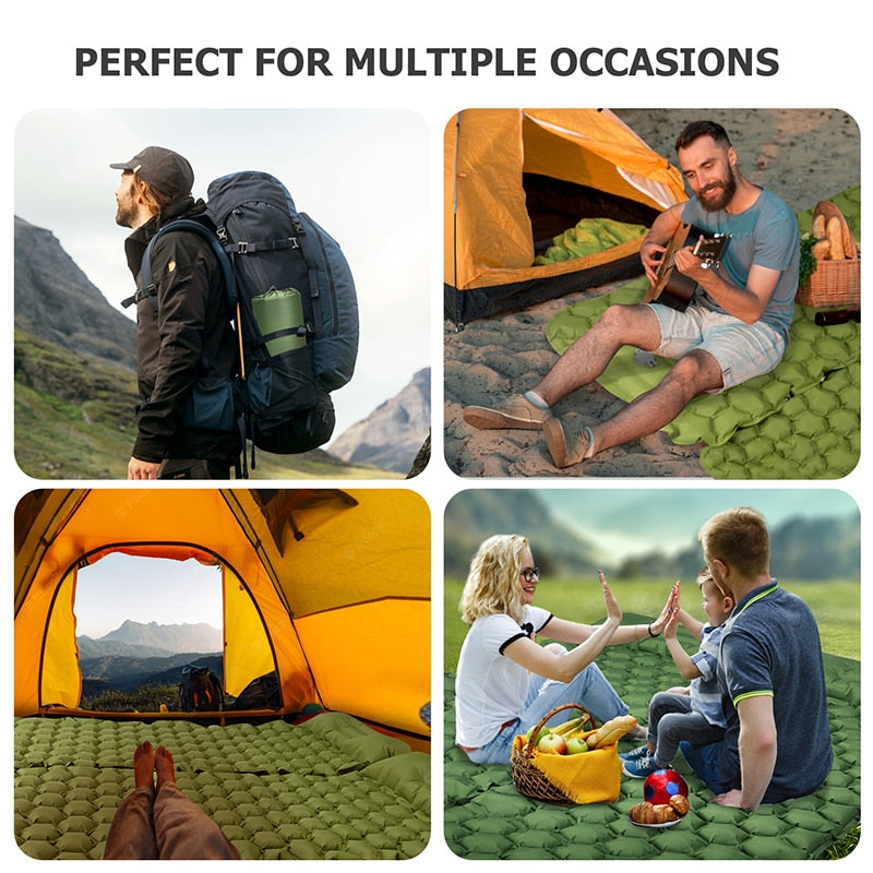 Camping Inflatable Mat with Pillow