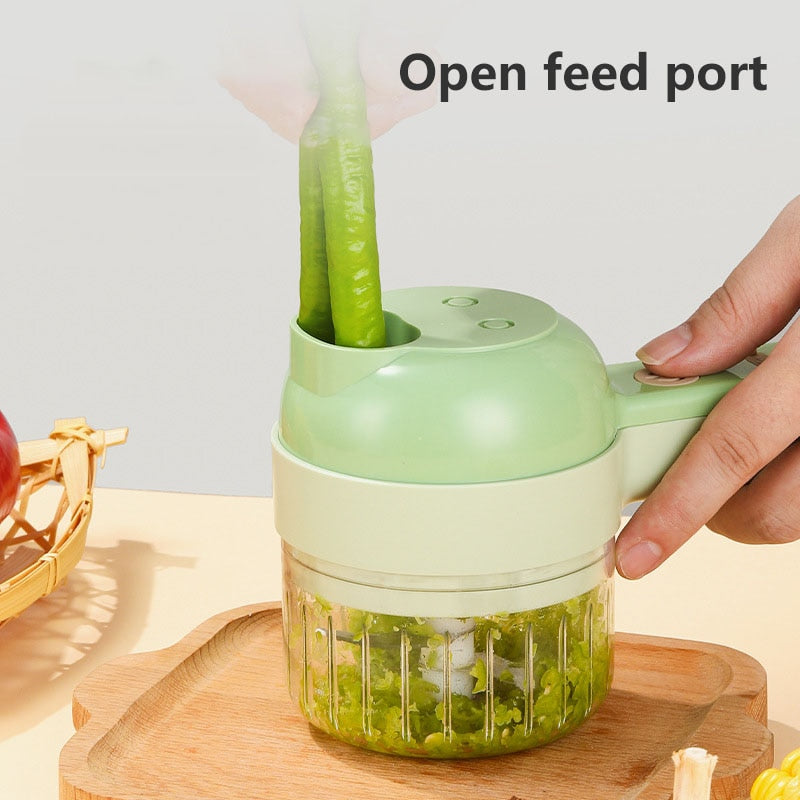 Multifunctional Handheld Electric Vegetable Slicer