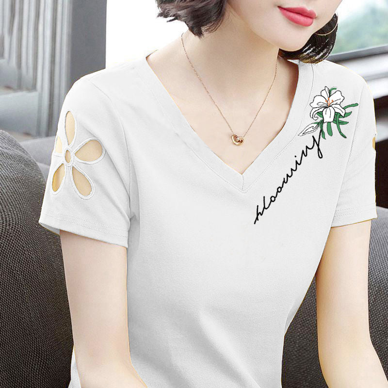 Fashion Printed Embroidery Hollow