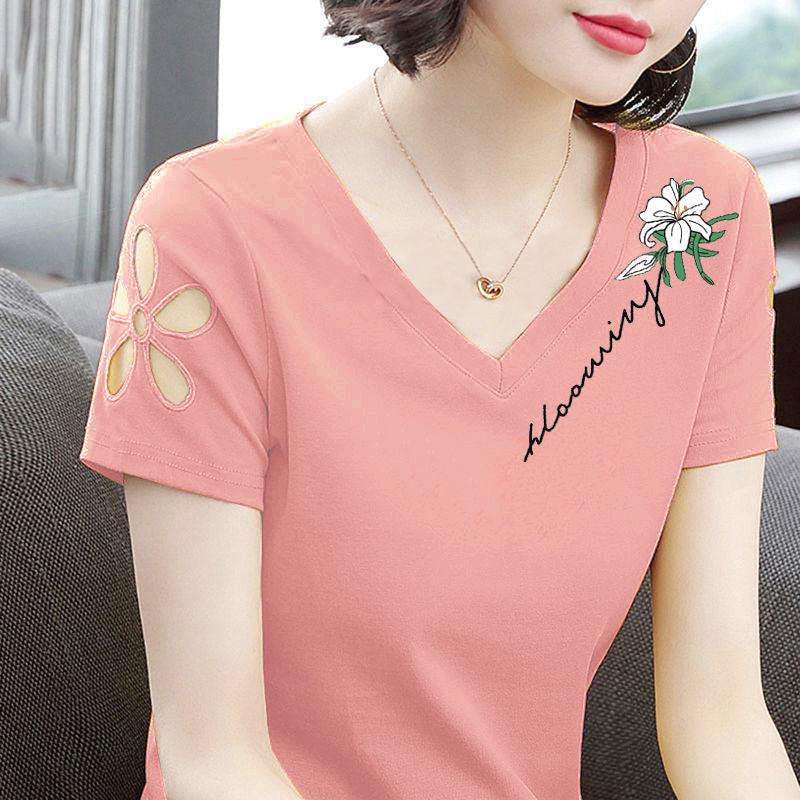 Fashion Printed Embroidery Hollow