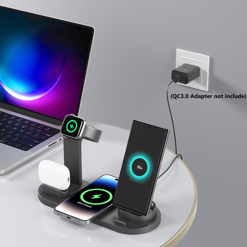 5 In 1 Wireless Charger Stand Pad