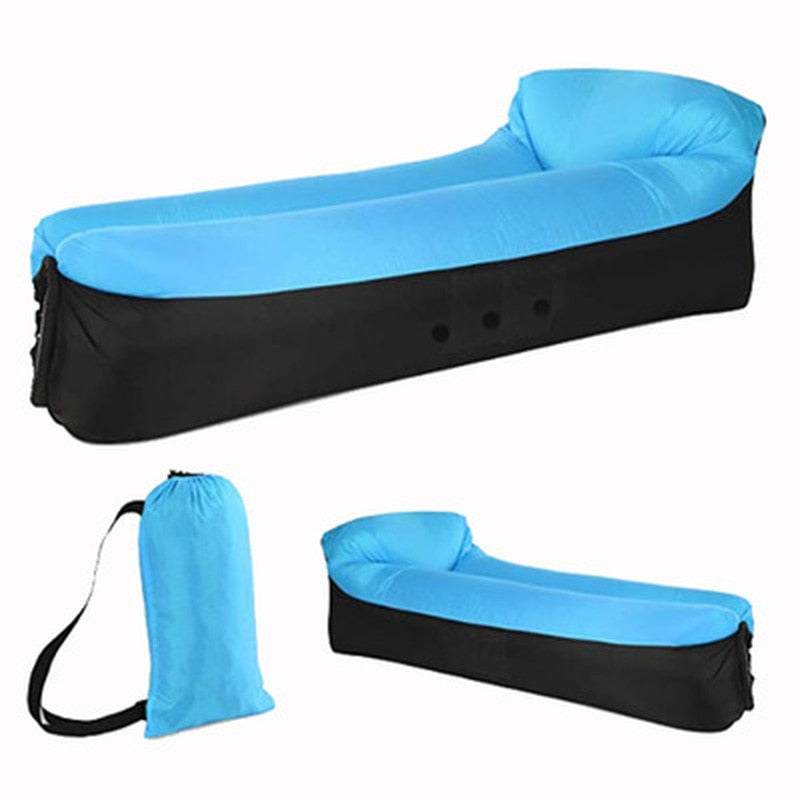 Adult Beach Lounge Chair Fast Folding Camping Sleeping Bag Waterproof Inflatable Sofa Bag Lazy Camping Sleeping Bags Air Bed