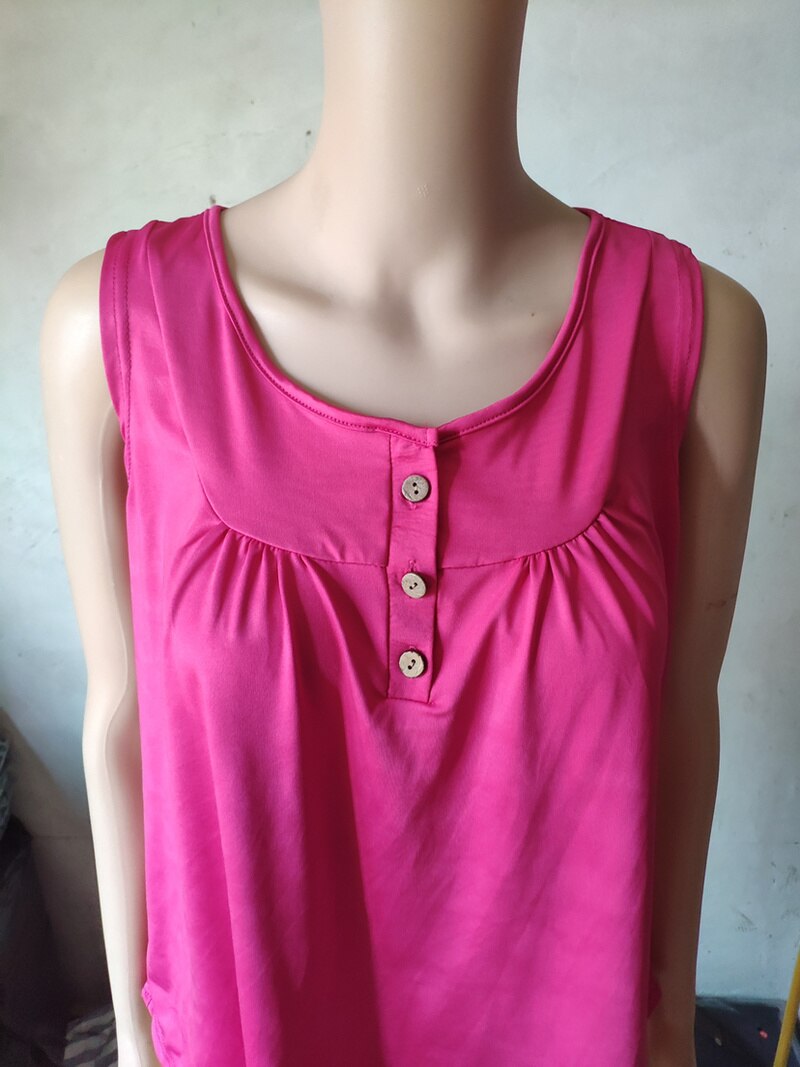 Casual Sleeveless Shirt