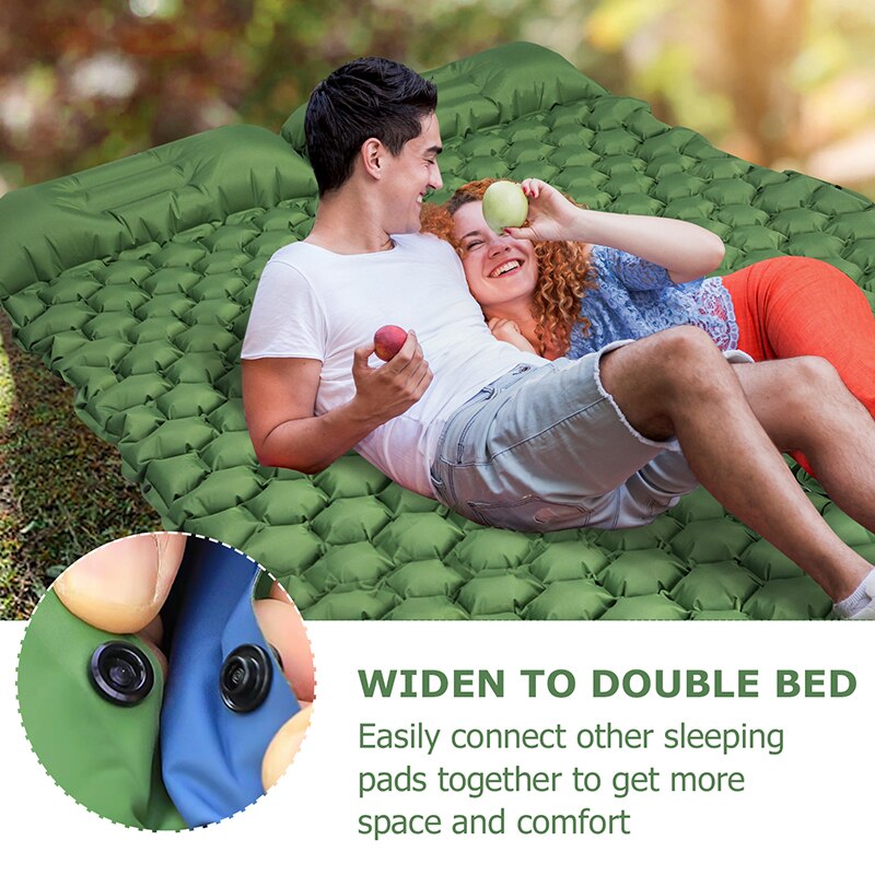 Camping Inflatable Mat with Pillow