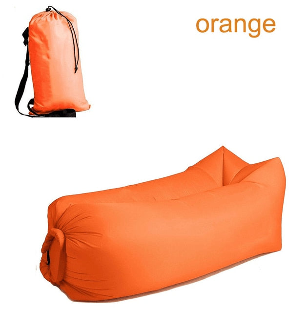 Adult Beach Lounge Chair Fast Folding Camping Sleeping Bag Waterproof Inflatable Sofa Bag Lazy Camping Sleeping Bags Air Bed