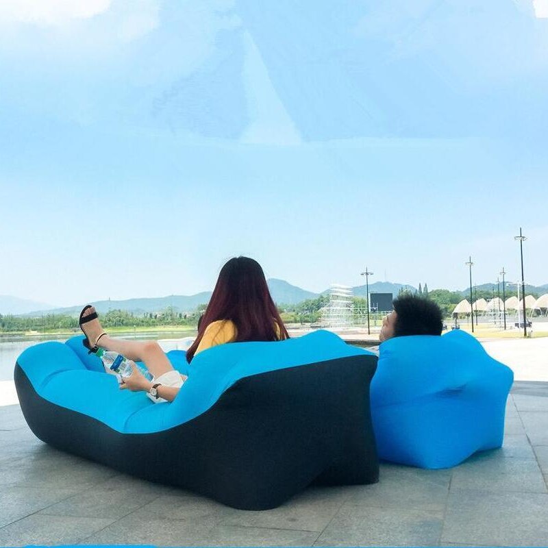 Adult Beach Lounge Chair Fast Folding Camping Sleeping Bag Waterproof Inflatable Sofa Bag Lazy Camping Sleeping Bags Air Bed