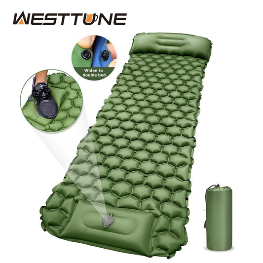 Camping Inflatable Mat with Pillow