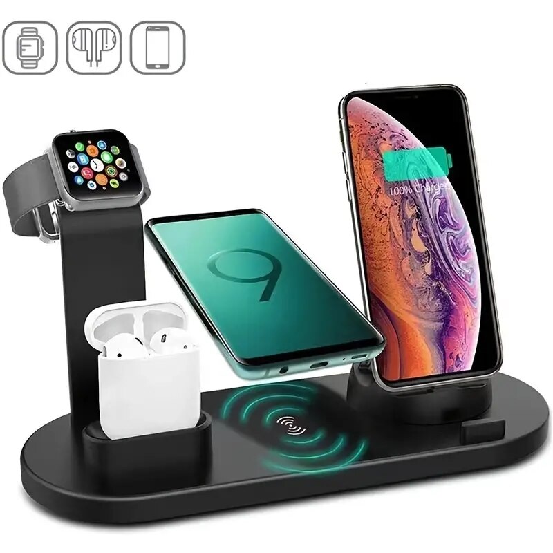 5 In 1 Wireless Charger Stand Pad